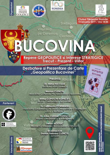 DEZBATERE BUCOVINA : Repere Geopolitice, Interese Strategice