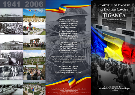 Pelerinaj la  Cimitirul de Onoare de Onoare al eroilor români de la ȚIGANCA – Republica Moldova